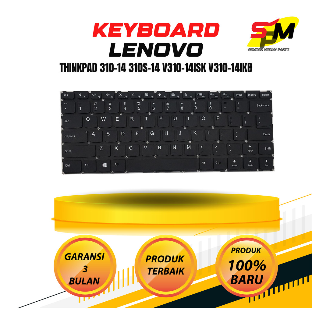 Lenovo Thinkpad 310-14 310s-14 v310-14isk v310-14ikb คีย์บอร์ด