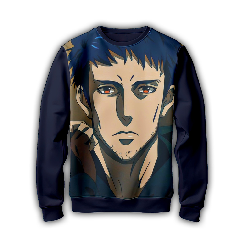 Ninja Kamui เสื้อแจ็คเก็ตเสื้อกันหนาวเด็กการ์ตูนแอนิเมชั่นฟิล์ม Super Hero S5 Crewneck สกรีนลายที่ผส