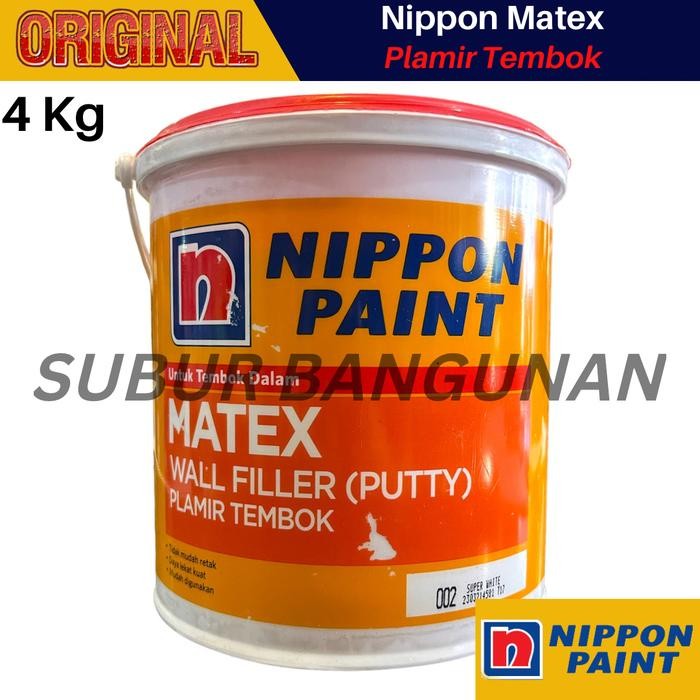 Nippon Paint Matex Wall Filler Putty 4 Kg / สี Wall Putty *