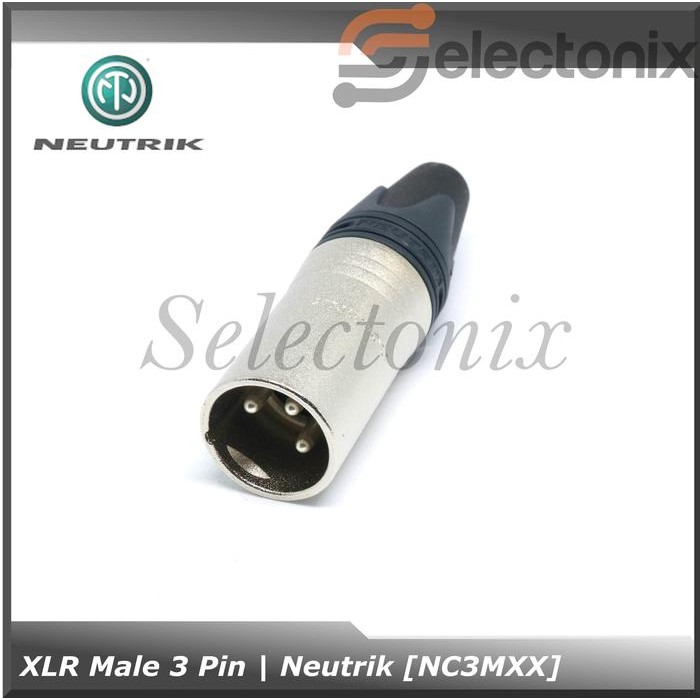 ขั้วต่อ XLR / Canon Male 3 Pin Neutrik [NC3MXX] / [NC3MXX-B] *