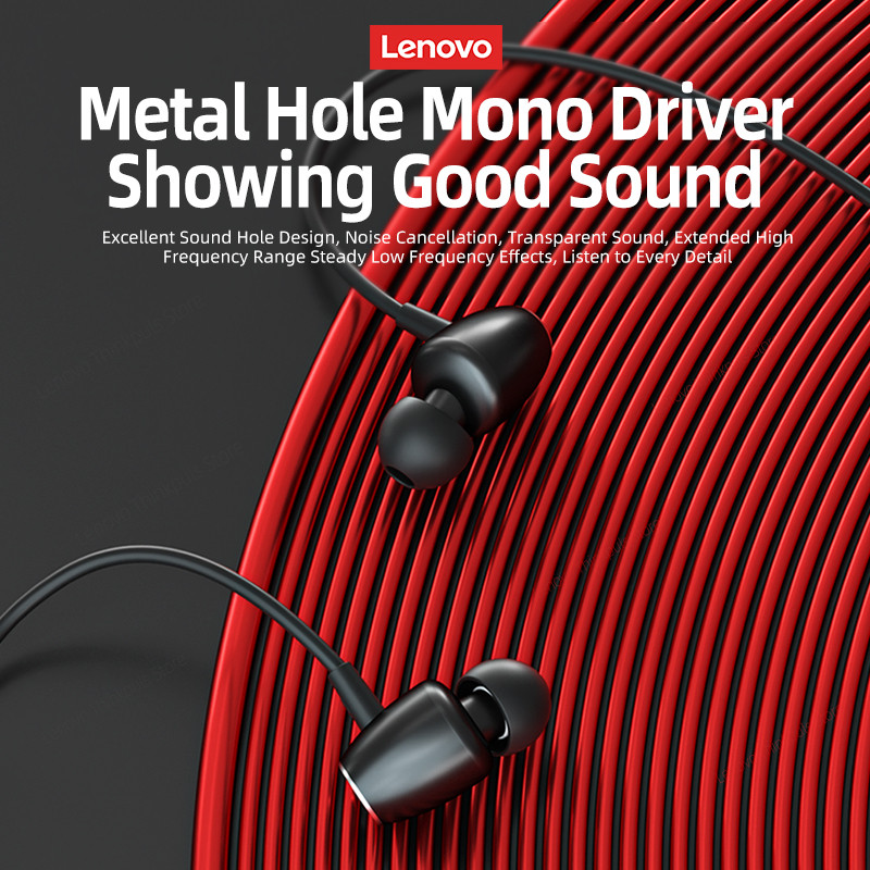Original Lenovo HE05X หูฟังบลูทูธที่อุดหูกันน้ําเสียงไฮไฟสายคล้องคอแม่เหล็ก