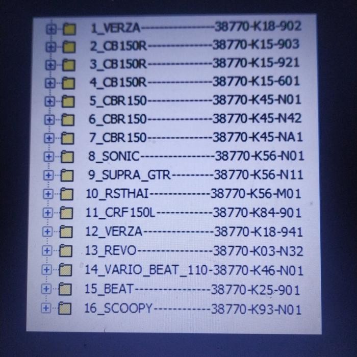 Xdf และไฟล์ถัง 1 -16 remap ecu โบนัส softwer honda ecu และจูนเนอร์ *