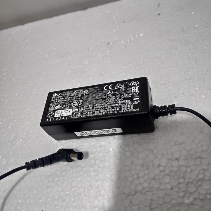 LG 19V 0.84A ADS-18SG-19-3 อะแดปเตอร์ 6 มม. แจ็คเข็ม