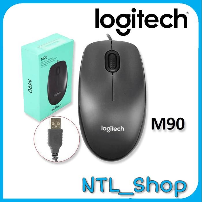 LOGITECH MOUSE CABLE M90 - M90 เมาส์แบบมีสาย USB