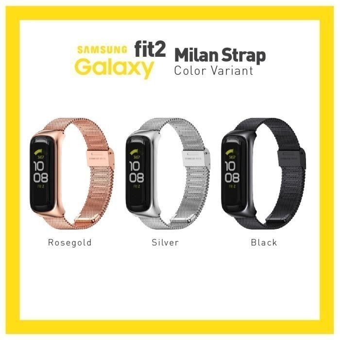 (Allthebest) สาย MIJOBS Milan Stainless Steel สําหรับ Samsung Galaxy Fit2 (FIT 2)