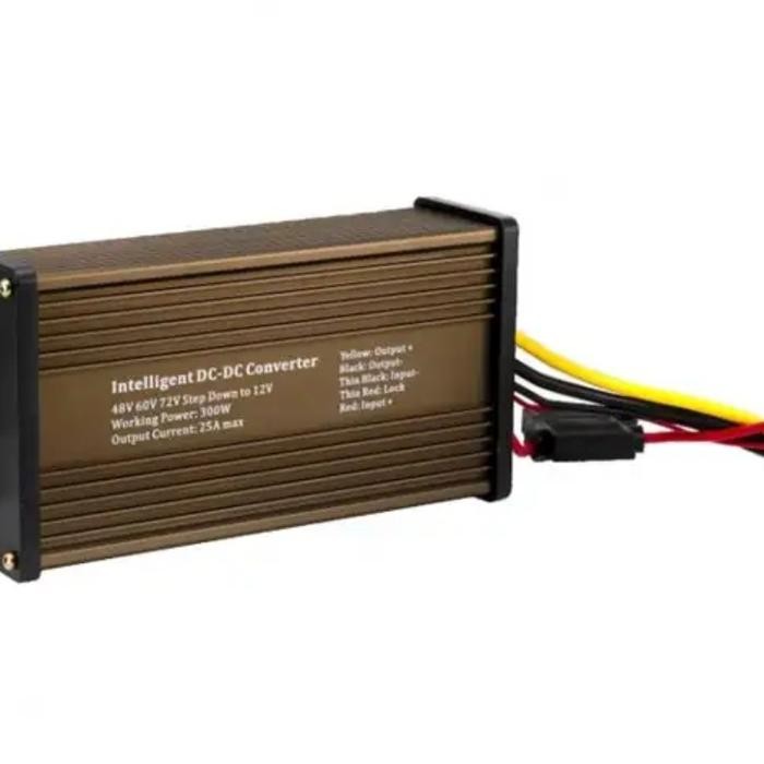 ตัวแปลง STEPDOWN DC เป็น DC 48V - 120V ถึง 12V สูงสุด 15A 180WATT DC
