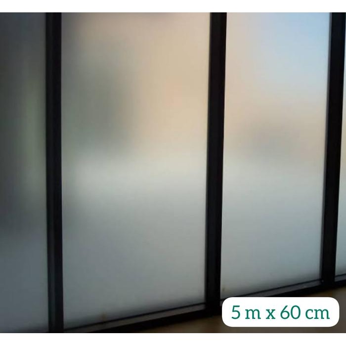 (1 ม้วน: 3M X 90 ซม. & 5M X 60 ซม.) สติกเกอร์ฟิล์มหน้าต่างฝ้าสําหรับ Sandblast Self Adhesive Windows