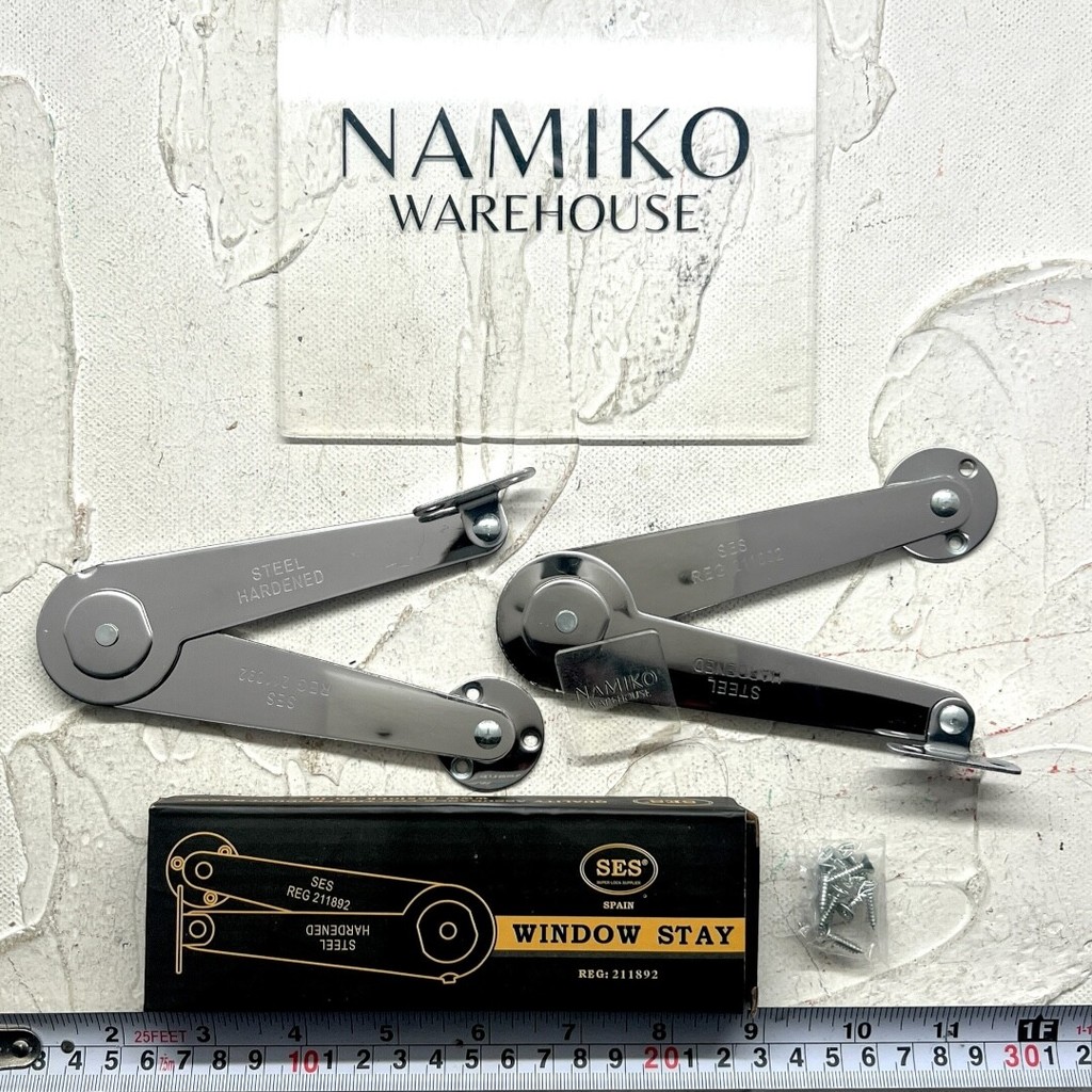 SES Salon Bunting บานพับหน้าต่างข้อศอก SN 9 นิ้ว