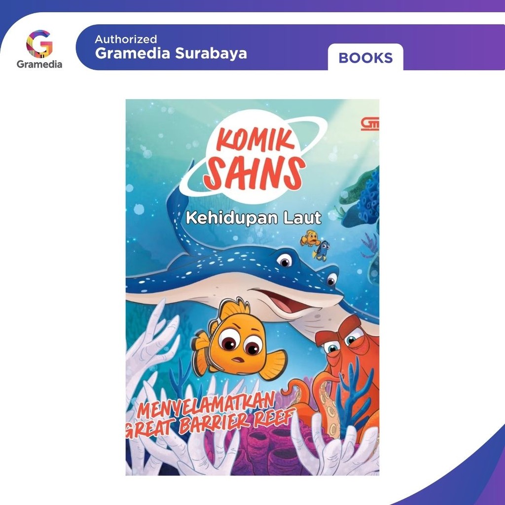 Gramedia Surabaya - การ์ตูนวิทยาศาสตร์: Sea Life