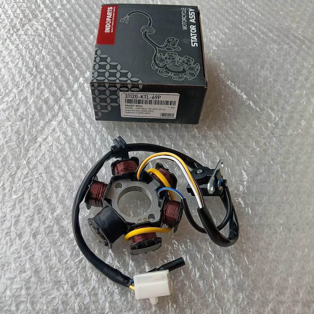 สเตเตอร์สปูล Assy Supra Fit New Revo INDOPART 31120-KTL-69P Bz0087