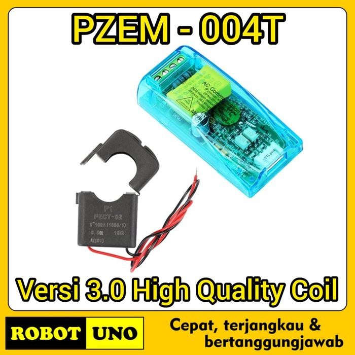 เซ็นเซอร์กระแสไฟ Ac Pzem-004T มิเตอร์ไฟฟ้า 100A เปิด Ct