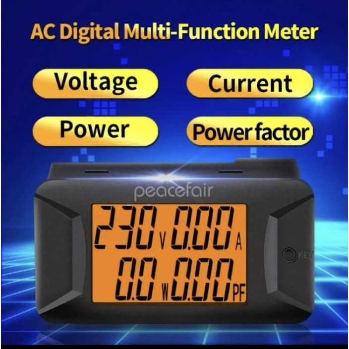 มิเตอร์ Ac วัตต์ดิจิตอล Pzem-028 Ac40-400V 100A Peace Fair Pzem 028 Kwh