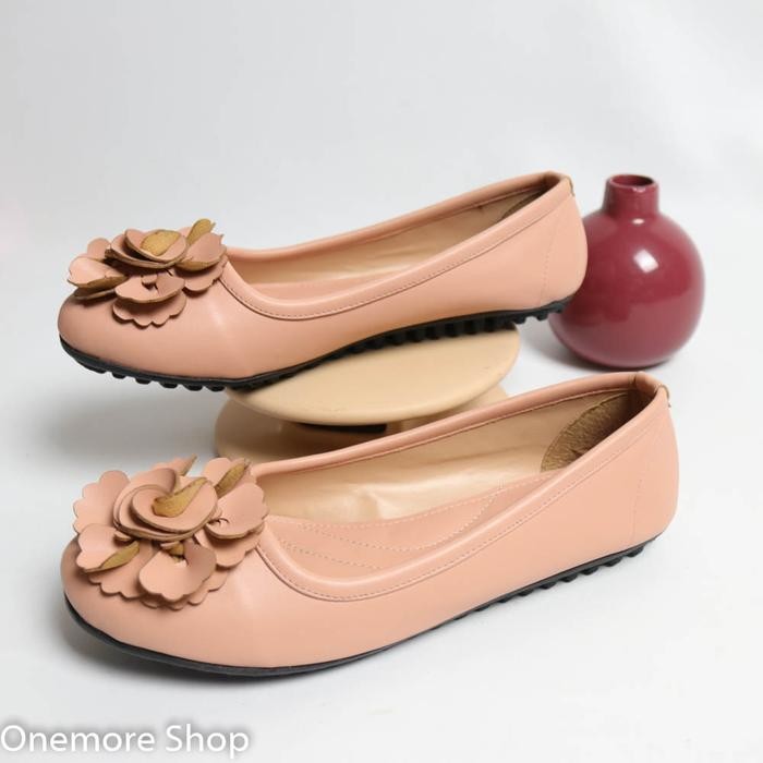 Alfa FLAT SHOES ROSE GRATICA FLOWER ยางผู้หญิง