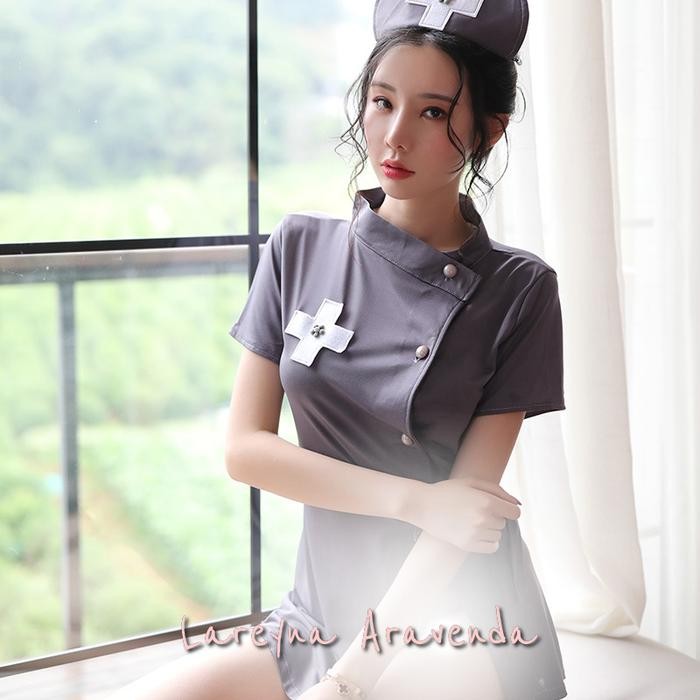 ชุดชั้นใน Lareyna Araven + Cd + ที่คาดผมคอสเพลย์ Executive พยาบาลเซ็กซี่ Lg091