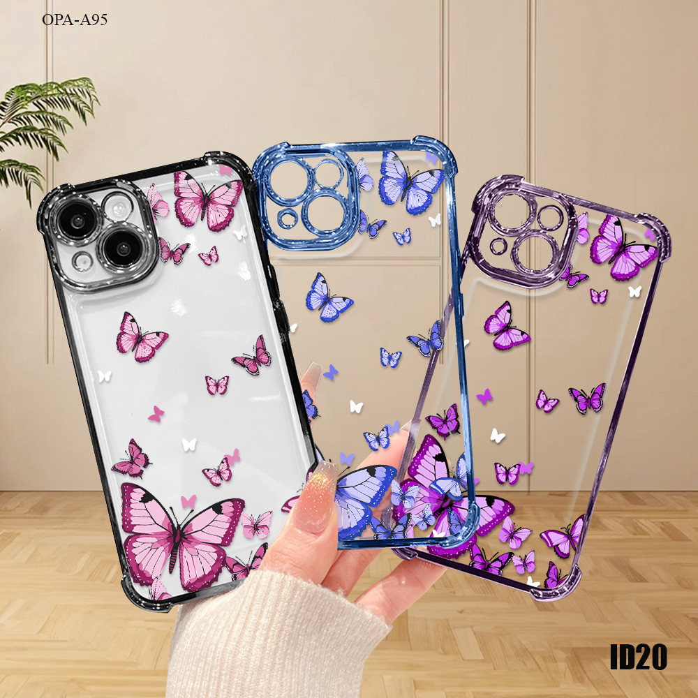 OPPO A95 A92 A52 A79 A98 A74 A78 A36 4G สําหรับโทรศัพท์ปลอกกรณี Softcase Kesing Hp Cover SJID20 2168