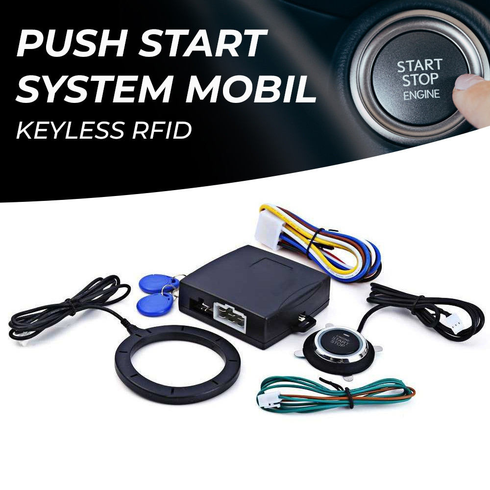 ระบบรักษาความปลอดภัยรถยนต์ RFID Keyless พร้อมเครื่องยนต์ Push Start