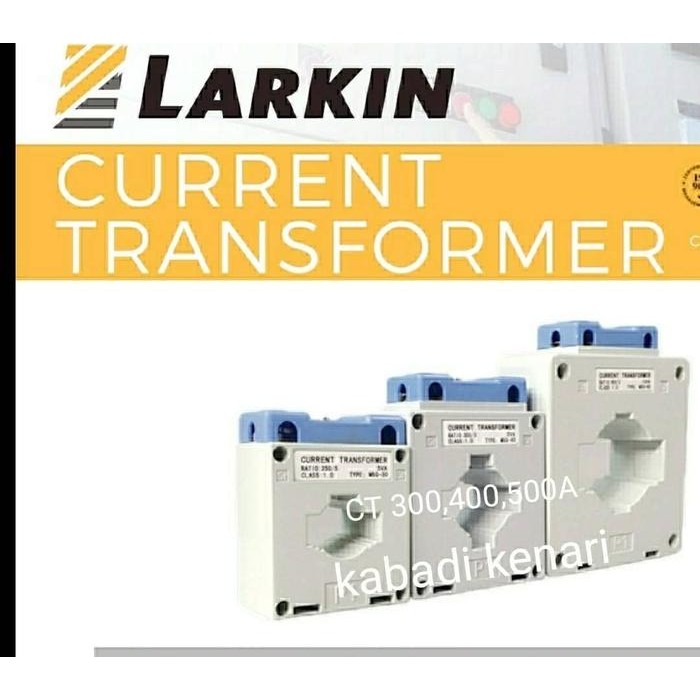 Ct หม้อแปลงกระแส Larkin 300A, 400A, 500A Panel Box Ready
