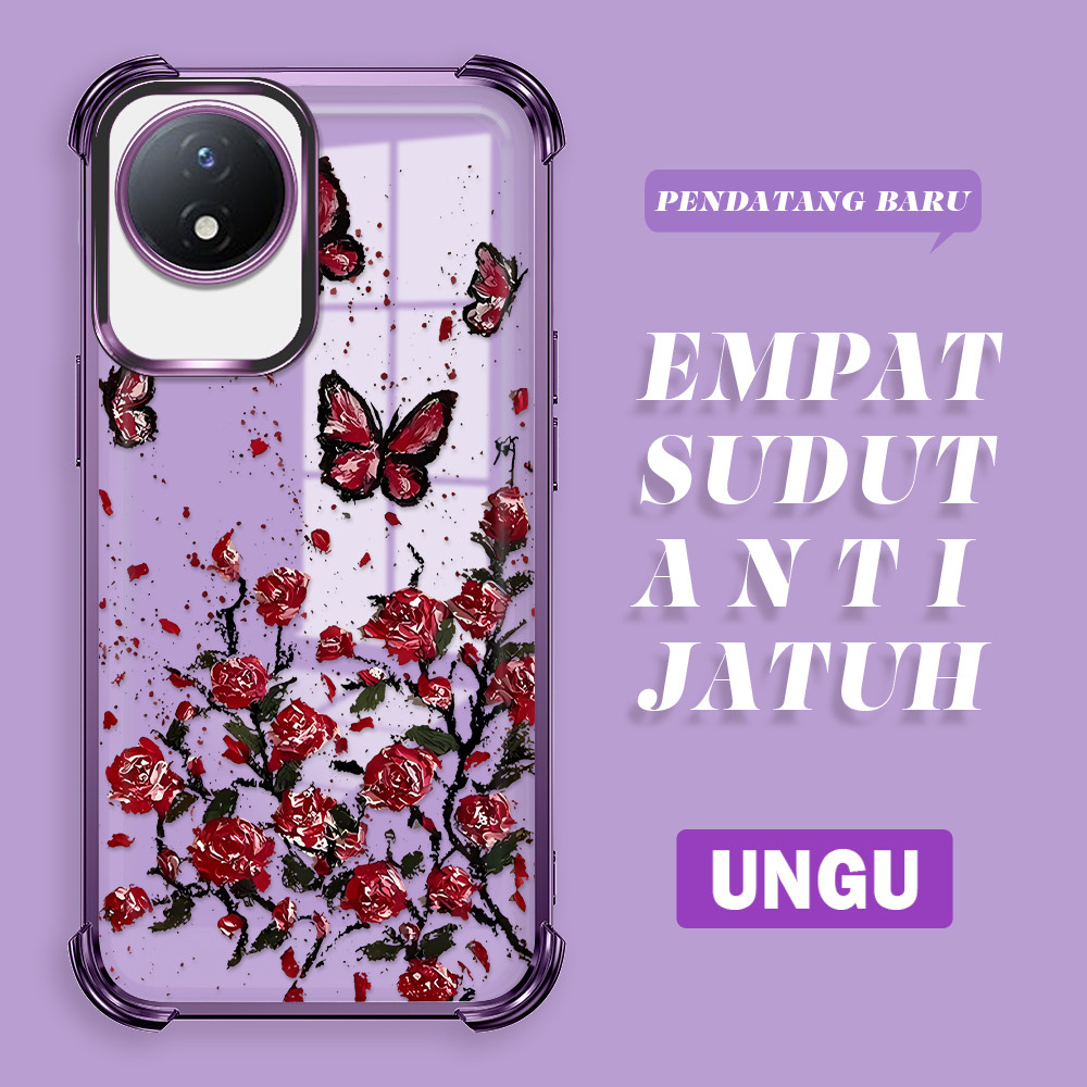 VIVO Y02 Y02A Y02T แฟชั่น Soft Case Softcase Hp Casing Kesing D09 7-2 S3-0836