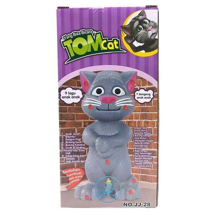 Talking Tom Medium Tom Cat Toy แมวพูดอินโดนีเซีย Jj-28