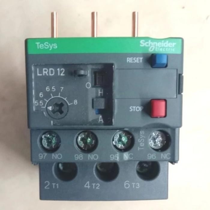 โอเวอร์โหลด / โอเวอร์โหลดความร้อน / LRD12 Schneider LRD 12 (5.5a-8a) Tele