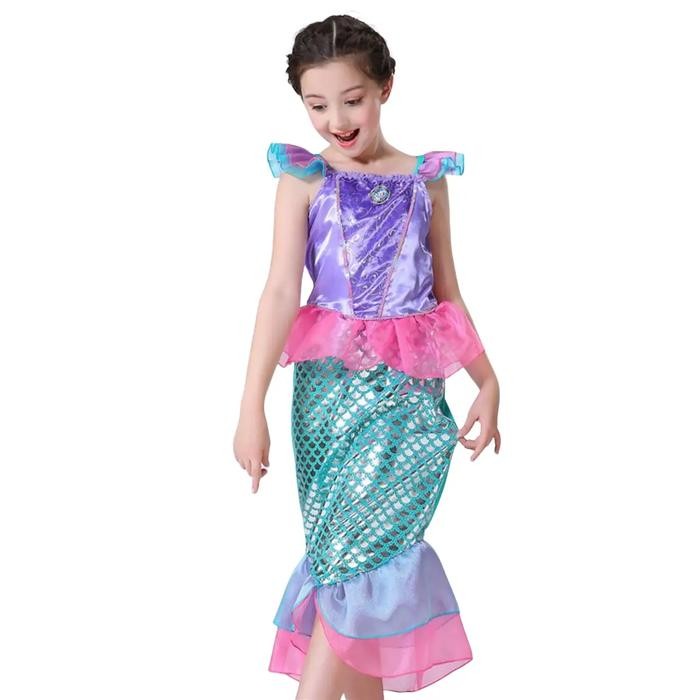 Xie MERMAID COSTUME / PRINCESS ARIEL COSTUME / เสื้อผ้านางเงือกของ CHILDREN แฟชั่น