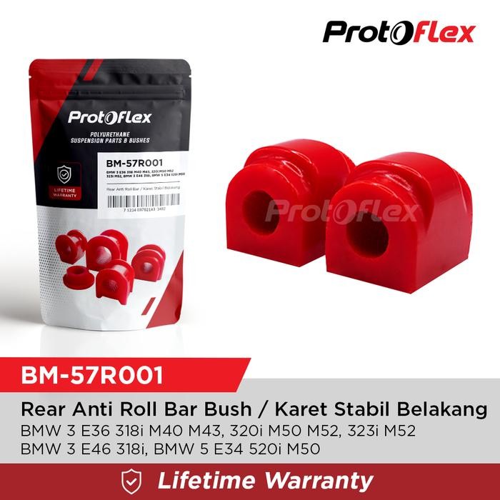 บูชยางด้านหลัง Stable Protoflex BMW 3 E32 E34 E36 E46 BMW 5 E34