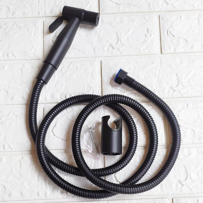 Matte Black Jet Shower Bidet/Black Toilet Shower จัดส่งฟรี