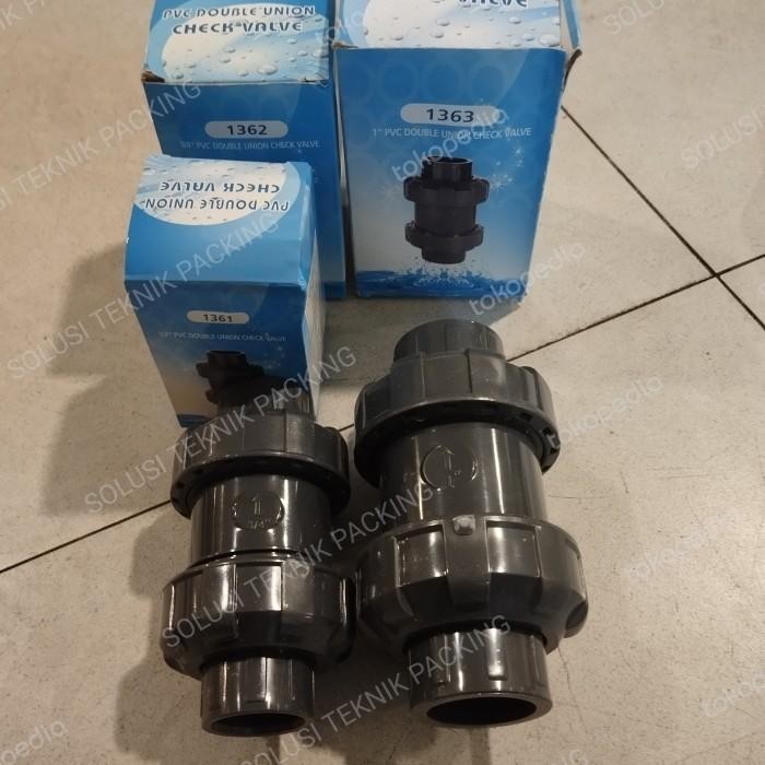 Ball Check Pvc True Union 1" นิ้ว/Ball Check Valve Double Watermur จัดส่งฟรี