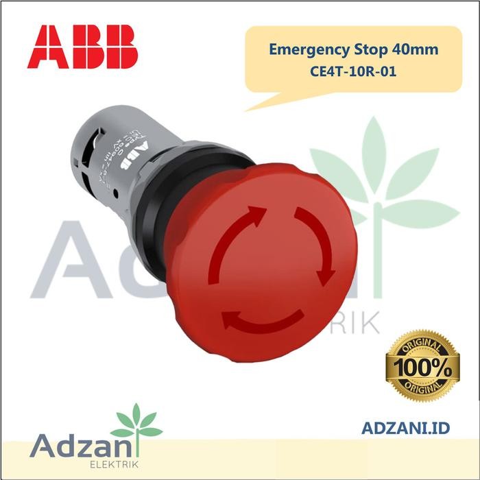 [FS] ABB หยุดฉุกเฉิน 40 มม. CE4T-10R-01 1SFA619550R1041