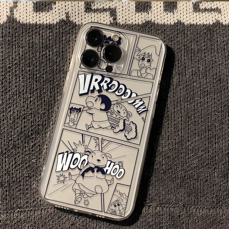 Premium Crayon Shinchan Soft Comic สําหรับปลอก Vivo Y21d iQOO Z10 Z10R V60 Y400 Y19s Pro V50 Y29 Y19