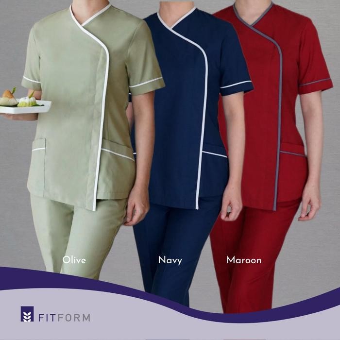 Tamam.Storee Nurse/Nurse/Baby Sitter Uniform - Side Wrap