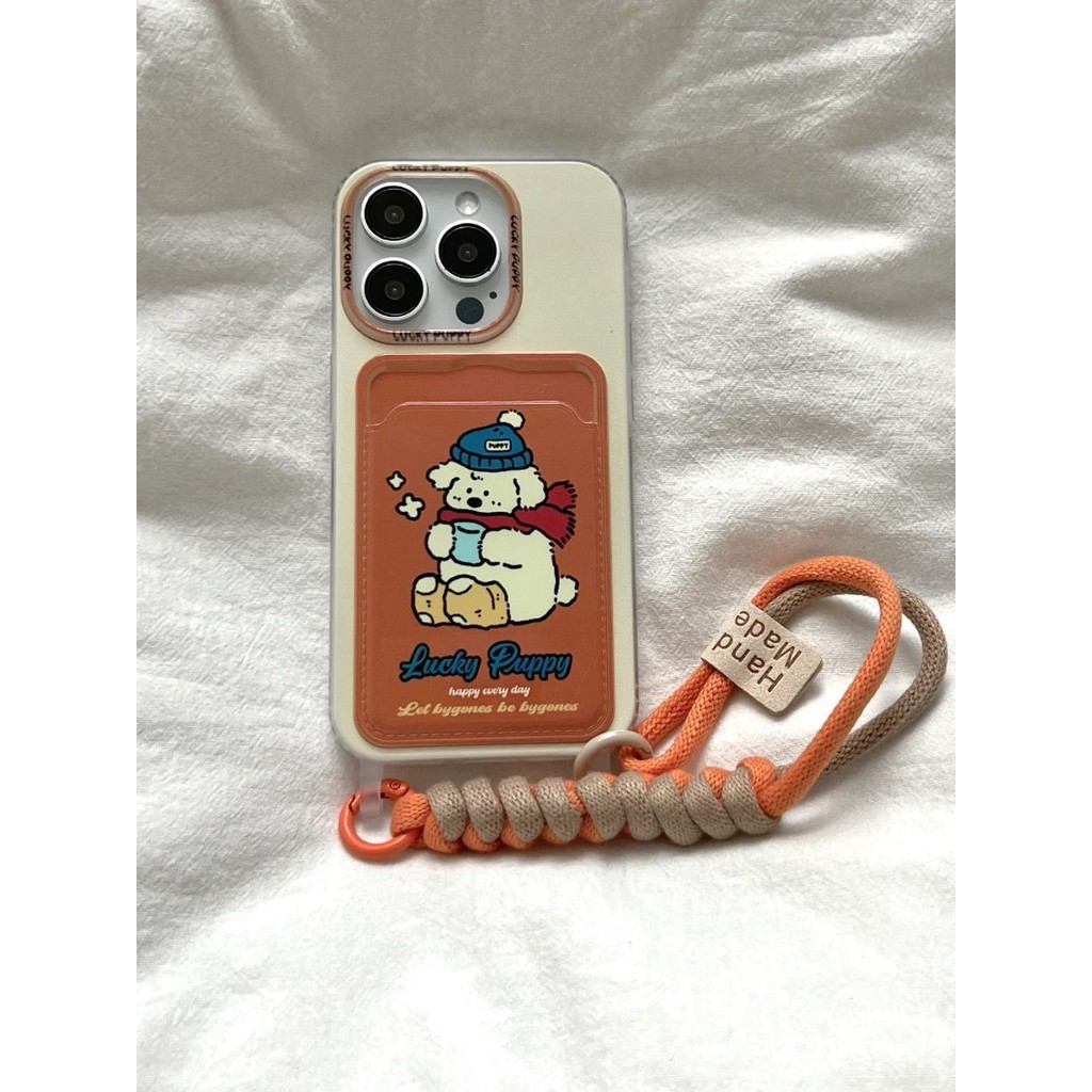 สาวผู้ถือบัตรลูกสุนัขกรณีOPPO Reno 14 pro Reno 13F 13 5G A16 A60 A74 A15S A76 A55 A12 Reno 11F 5G A1