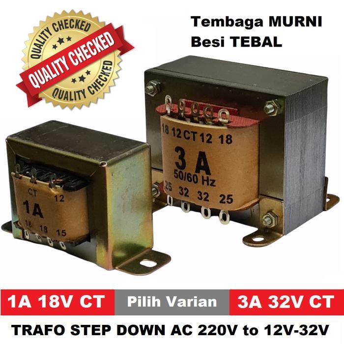 1A 3A CT Transformer, Step Down Power Supply Adapter AC 220V to 12V to 32V *