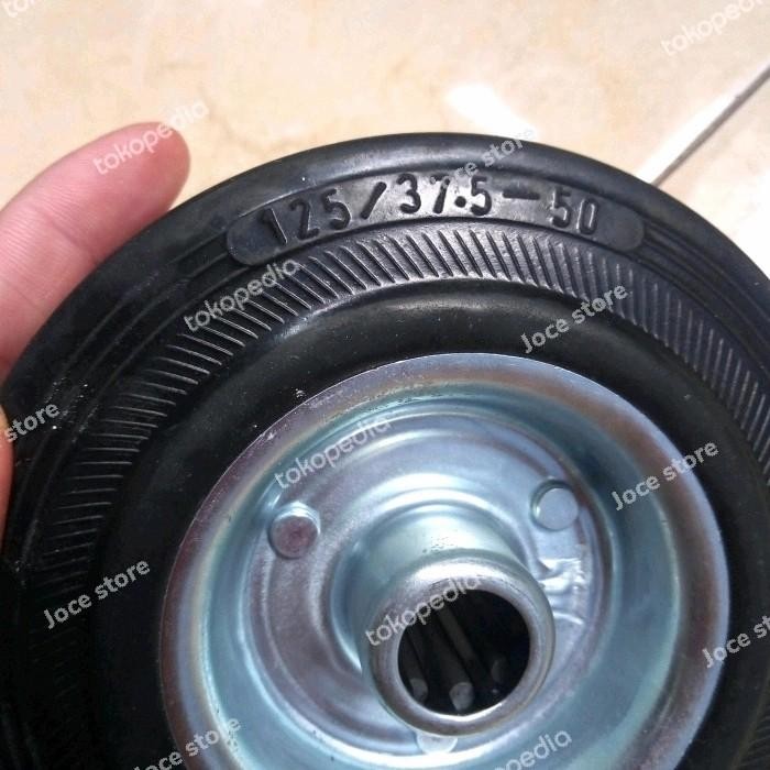 (Allthebest) RUBBER WHEELS เท่านั้น 5 INCH - TROLLEY CART WHEELS / TROLLEY เท่านั้น 5"