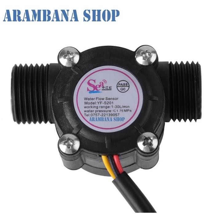เซ็นเซอร์น้ําไหลสูง EFFECT G1/2 DN15 รุ่น YF-S201
