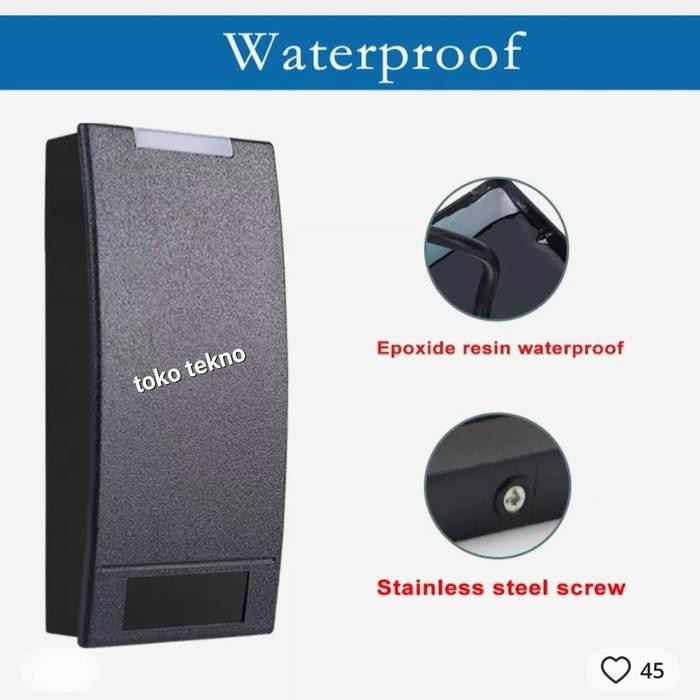 เครื่องอ่านการ์ด Wiegand Rfid 13.56 Mhz Ic Mifare Nfc เครื่องอ่านการ์ด Wg26/34 - Wg04