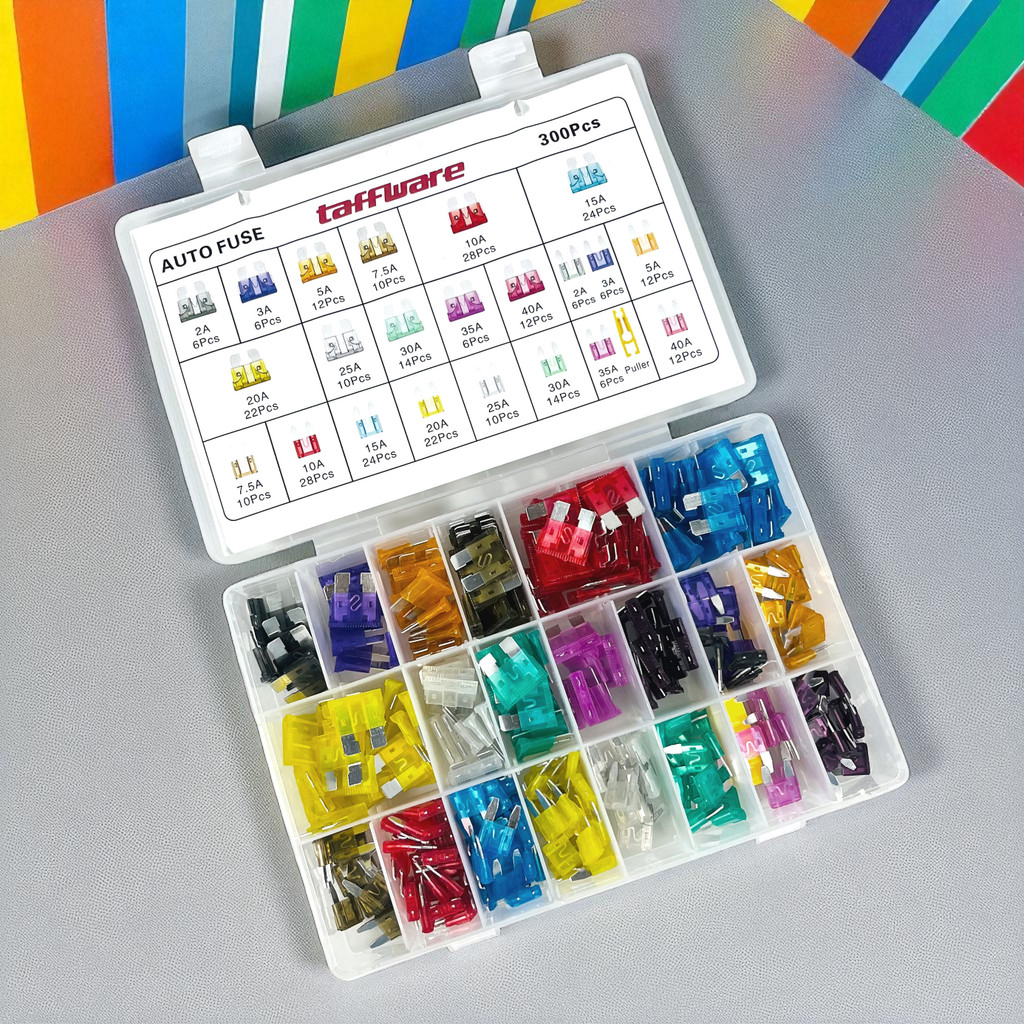 [ดี] ใบมีดฟิวส์รถยนต์ Taffia Medium พร้อมกล่อง 300 ชิ้น - OC-300