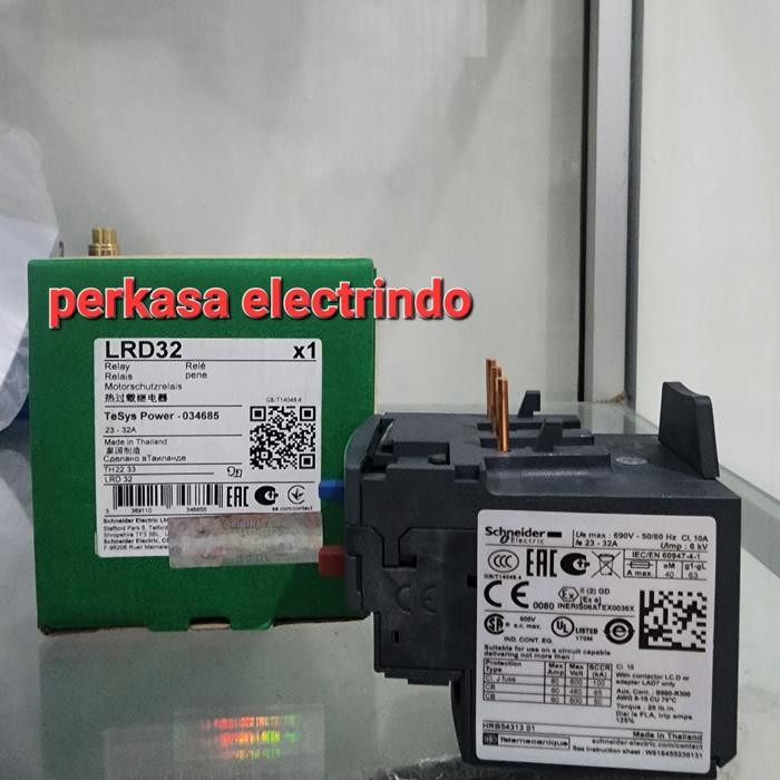 โอเวอร์โหลดคุณภาพ / โอเวอร์โหลดความร้อน / Lrd32 Schneider Lrd 32