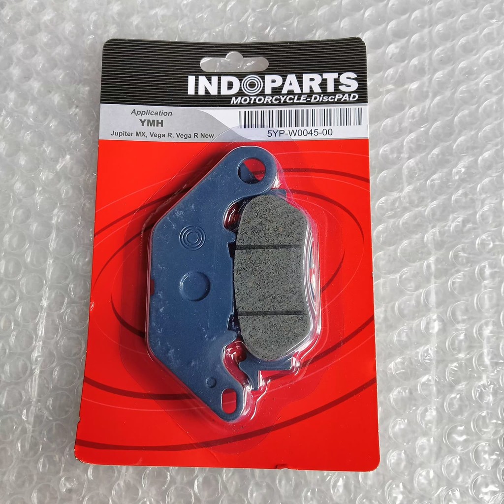 ผ้าเบรคหน้า Disk Pad Jupiter Mx Vega R ใหม่ INDOPART 5YP-W0045-00