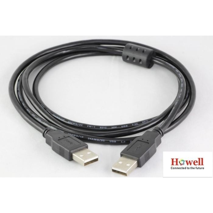 สาย Howell USB 2.0 Male to Male 10 เมตร - สาย USB 2.0 AM-AM 10m