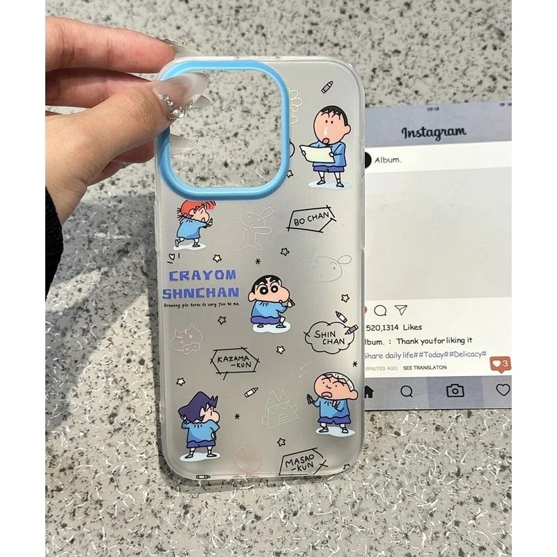 ผู้ชาย Crayon Shin-Chan Anti-Fingerprint Case Infinix Hot 60i Note 50 Pro Smart 10 Plus Smart 9 11S 
