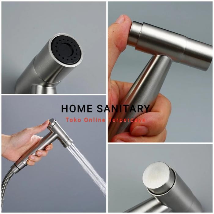 304 Stainless Shower Jet Cebok Shower Squeeze Model