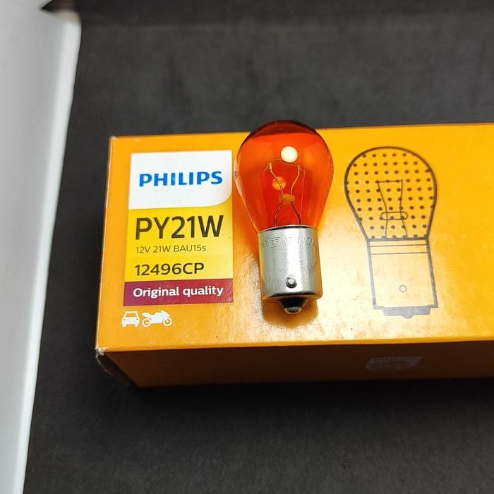 ต้นฉบับ avanza innova fortune philips PY21W 12v หลอดไฟไฟเลี้ยว