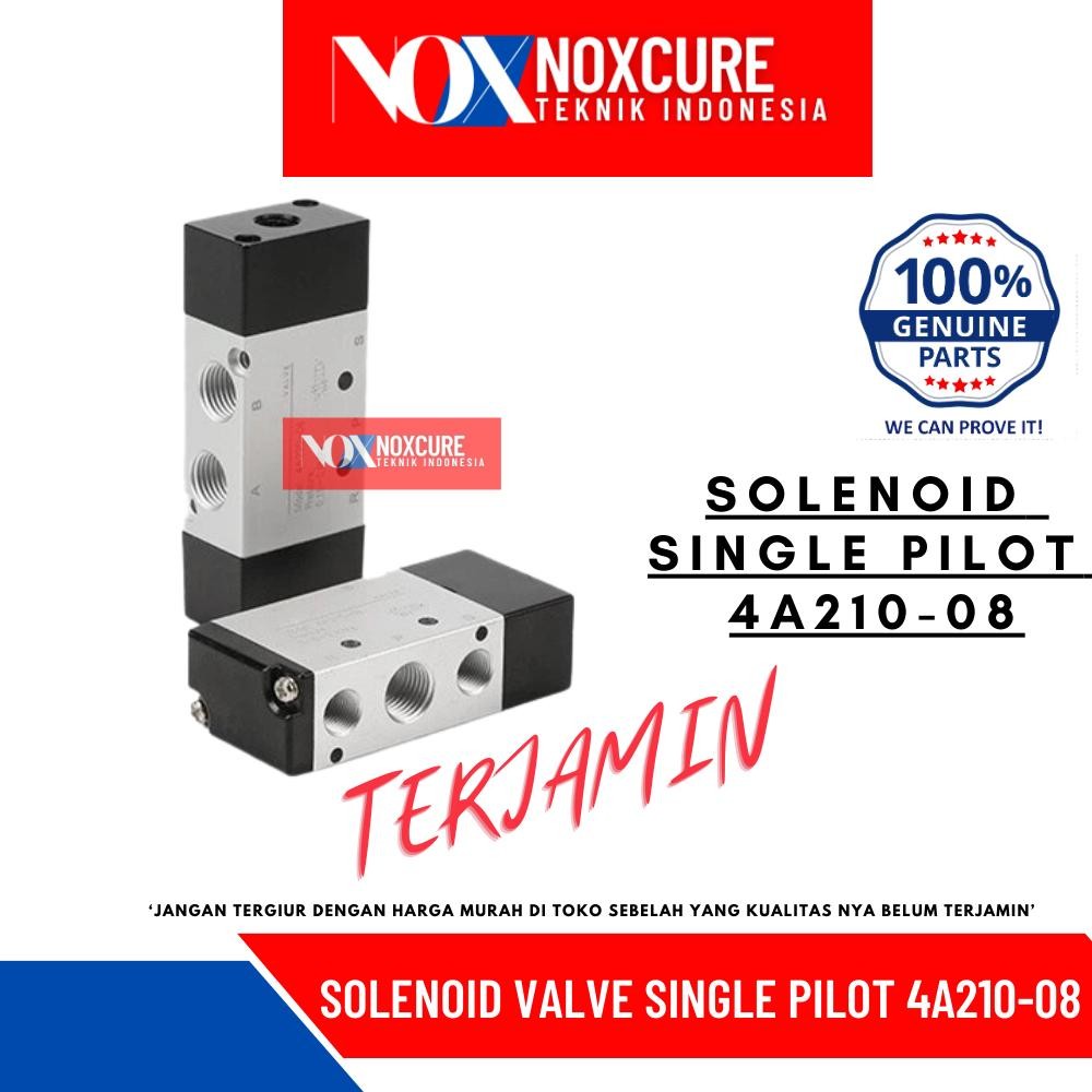 4A210-08 โซลินอยด์วาล์ว 4 A210-08 โซลินอยด์ Single Pilot Type 4A210-08