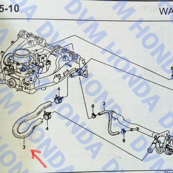 ท่อ/Hose Bypass Original City Sx8 Part