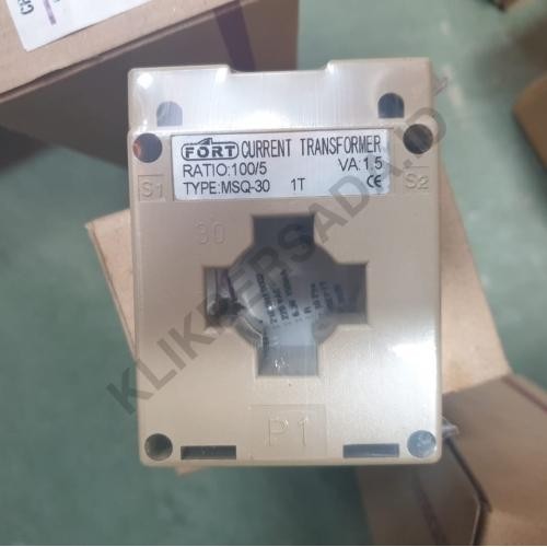 Msq-30 100A - Fort Current Transformer / Ct 100/5 Type Msq-30 100A Warranty