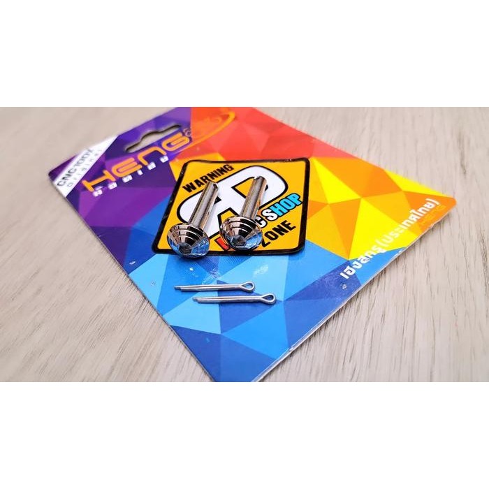 Choice - Tojosan Footstep Axle Bolts สําหรับ Honda Beat Vario Scoopy Supra Stainless Heng Thailand