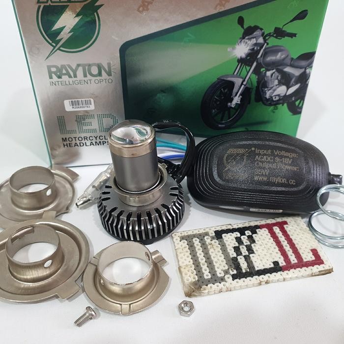 Rayton Rtd M01G D2 เลเซอร์ H6 H4 H7 Led ไฟหน้า 2 สี Ac และ Dc