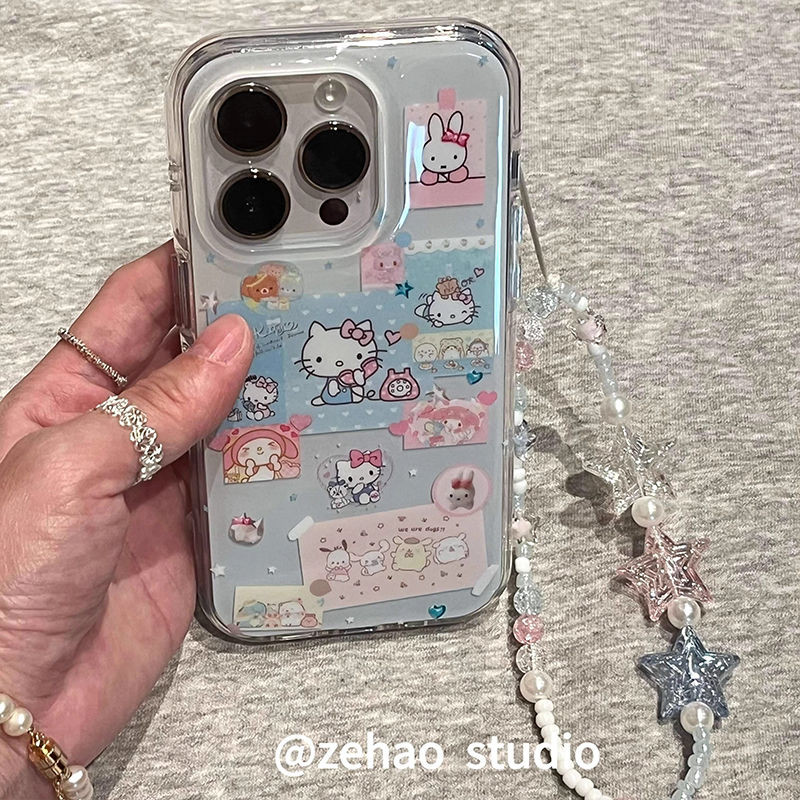 Anti-Fungus Soft ล่าสุด Halo Kitty ปลอก Hp Xiaomi 14T Pro Poco C71 X7 Pro F7 Pro F7 Ultra 15 Ultra C