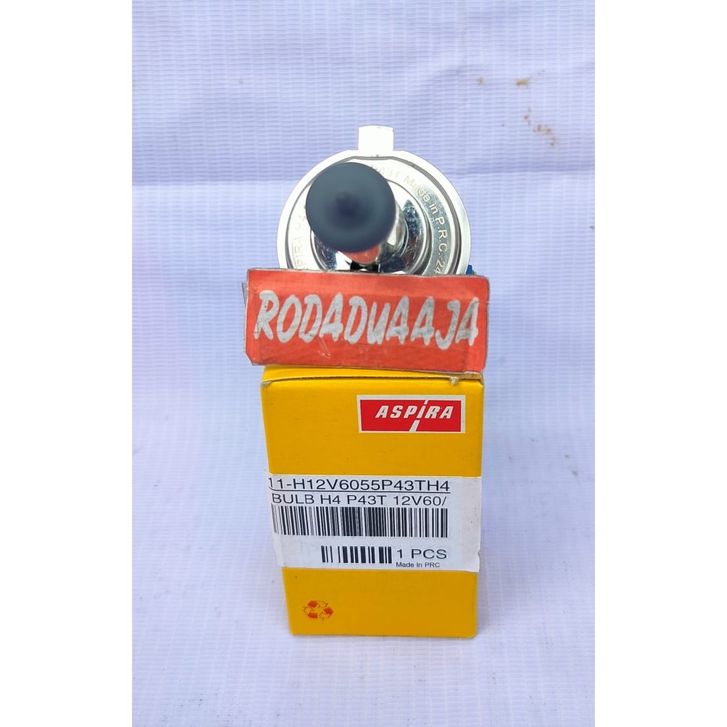 ASPIRA HALOGEN โคมไฟด้านหน้า/หลอดไฟ/DOP H4 12/60/55 HONDA CB 150R, CBR 150R, CBR 250R 11-H12V6055P43